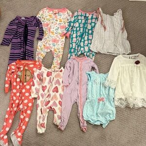 Set of 9 Various Girls Clothes